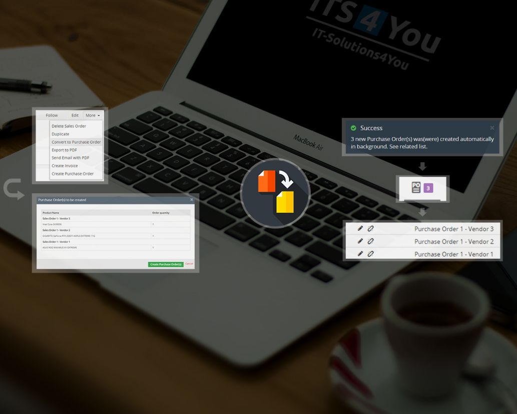ماژول تبدیل سفارش فروش به خرید